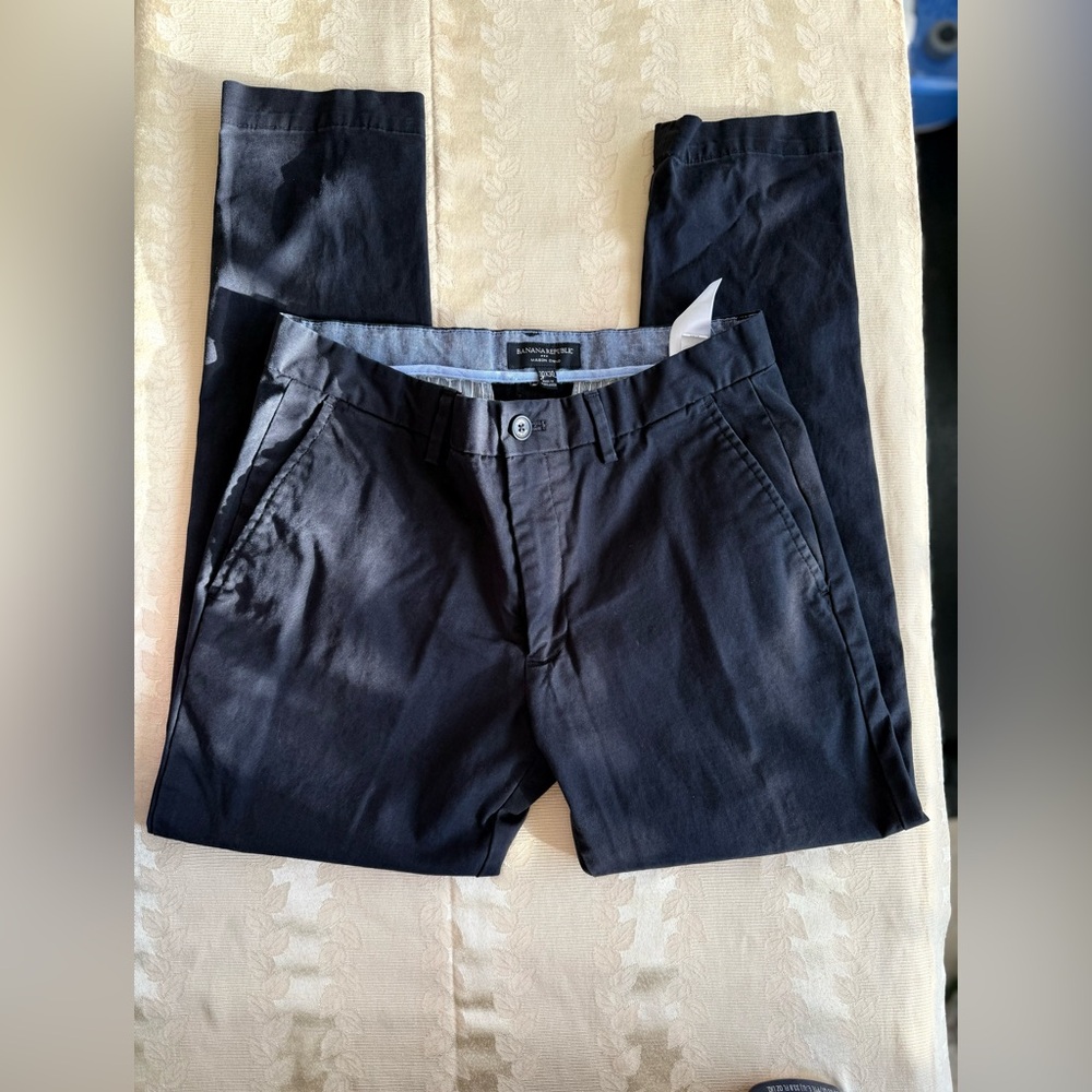 Banana Republic Black Chinos